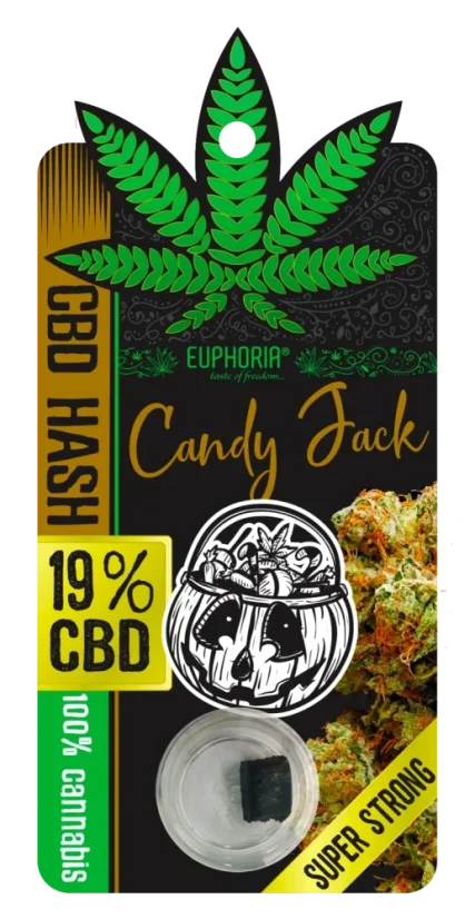 Euphoria CBD Hash 19% Candy Jack, 1 g