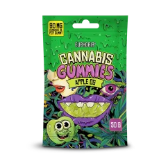 Euphoria Cannabis Gummies Apple OG, 50 γρ
