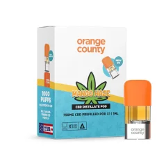 Orange County CBD Prefilled Pod Mango Haze, 1 ml