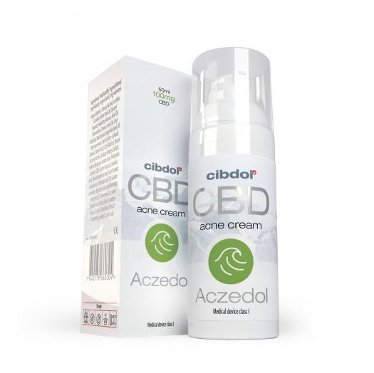 Cibdol Aczédol CBD Acné Crème, 100 mg, 50 ml