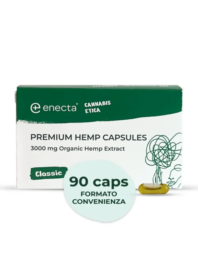 Enecta Chanvre CBD gélules 10%, 3000 mg, 90 gélules