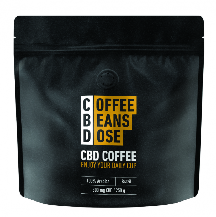 Eighty8 CBD káva, 300 mg CBD, 250 G
