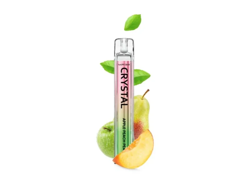 Happ Bar Crystal Vape Pen jabuka breskva kruška, 2 ml
