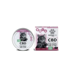 Cannaline Αλοιφή CBD για πόδια και νύχια για γάτες, CBD 100 mg, 30 ml