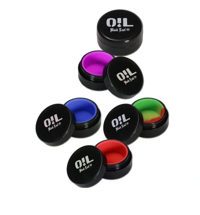 Alyva Black Leaf Konteineris su silikono interjeras - 3ml