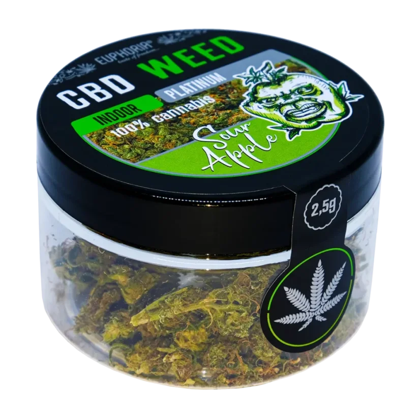 Euphoria Cannabis CBD Pomme aigre 2,5 g