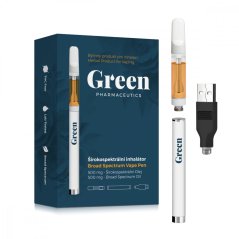 Green Pharmaceutics Broad spectrum inhalation kit - Original, 500 mg CBD, 1 ml