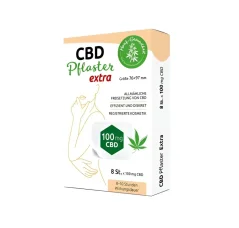 Cannadorra CBD pleistrai Ypač dideli, 800 mg CBD, be THC, 8 vnt