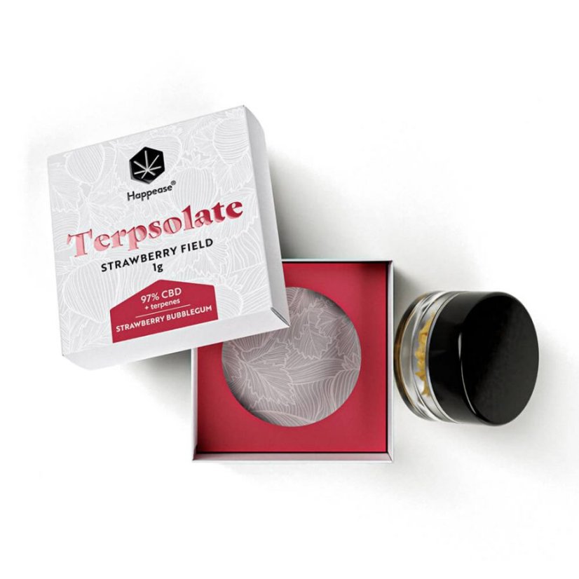 Happease - Estratto Strawberry Field Terpsolate, 97% di CBD, 1 g