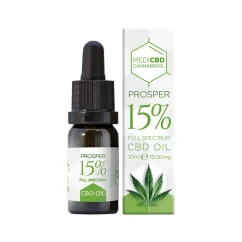 MediCBD Aceite de CBD Prosper, 15 % CBD, 1500 mg, 10 ml