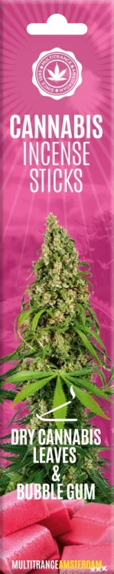 Bastoncini di incenso alla cannabis Cannabis secca e gomma da masticare