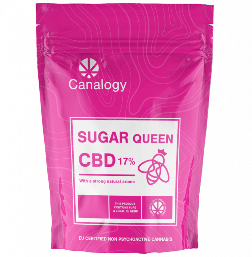Canalogy Canapa CBD Fiore Zucchero Queen 17%, 1 G - 100 G