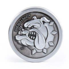 The Bulldog Originální stříbrný kovový mlýnek - 3 díly
