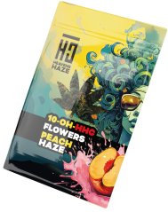 Heavens Haze 10-OH-HHC Flowers Peach Haze, 20 % 10-OH-HHC, 1 g