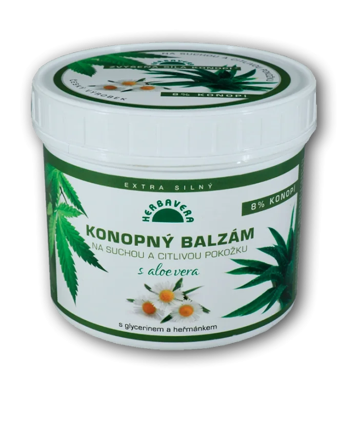 Herbavera Βάλσαμο κάνναβης με αλόη βέρα, 500 ml