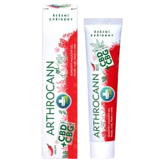 Annabis Arthrocann sildošs kaņepju gēls ar CBD un CBG, 75 ml