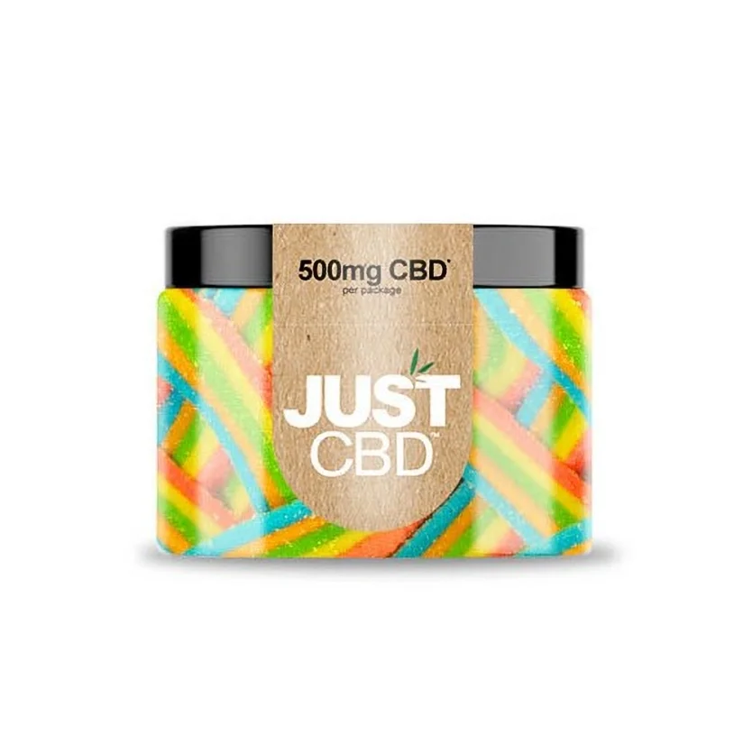 JustCBD Gummies Rainbow Ribbons 250 mg – 3000 mg CBD