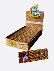 Monkey King Medium 1¼ rullepapirer med chokoladesmag, 1 hæfte
