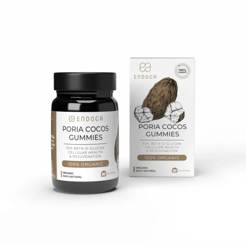 Endoca bonbons gélifiés au champignon Poria, 10 mg CBD, 30 pièces, 60 g