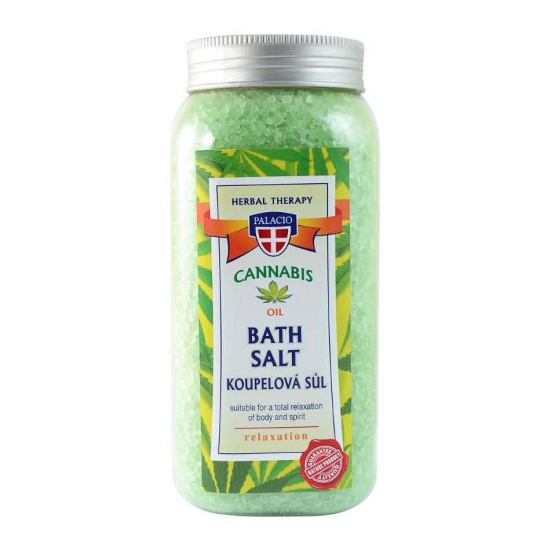 Palacio - Cannabis-Badesalz mit Hanföl, 900 g