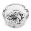 Bulldog Original Svart & Vit Glas askfat