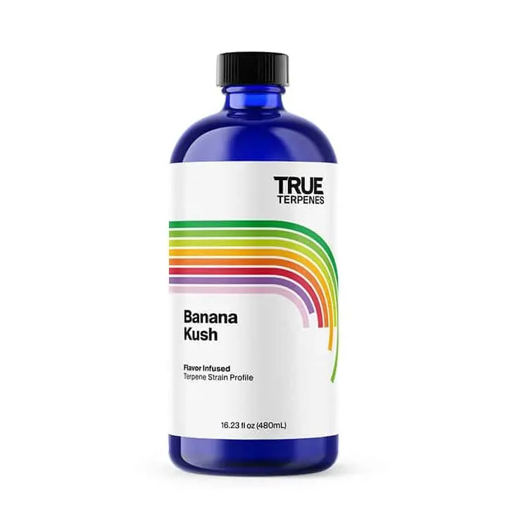 True Terpenes Flavour Infused Banana Kush (5 ml - 960 ml)