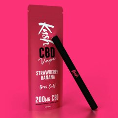 Kush Vape CBD Vape Pen Strawberry Banana 2.0, 200 mg CBD, 0,5 g