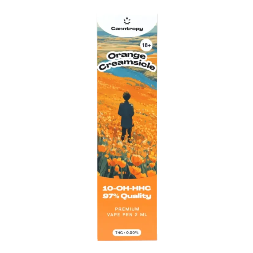 Canntropy 10-OH-HHC Vape Pen Orange Creamsicle, 10-OH-HHC 97% Quality, 2 ml
