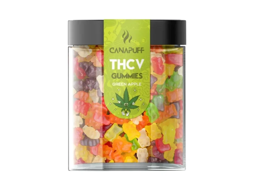 CanaPuff THCV Gummies Zielone Jabłko, 10 - 50 szt.