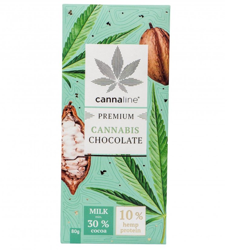 CANNALINE Konopné čokoládové mléko, 80 g
