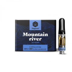 Happease Cartuș CBD Mountain River 600 mg, 85 % CBD, 0,5 ml