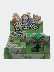 Monkey King Zigarettenpapier mit Tips und Grinder (Wild Edition)