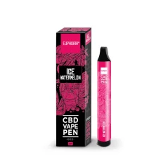 Euphoria CBD Vape Pen de unică folosință pepene verde, 2 ml
