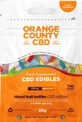 Orange County CBD Bouteilles, mini prendre sac, 100 mg CBD, 6 pcs, 25 g