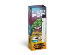 Czech CBD Caneta Vape THCV disPOD Super Lemon Haze, 25% THCV, 67% CBG, 1 ml