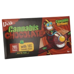 Cannaline Chocolat noir Cannabis Airlines, 80 g