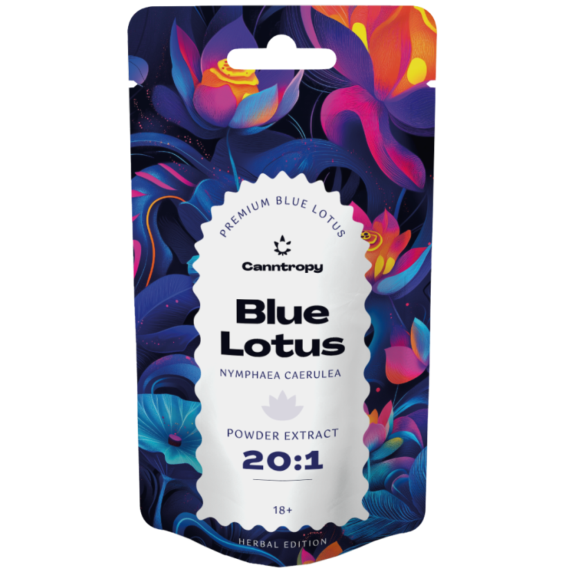 Canntropy Blauer Lotus (Nymphaea Caerulea) Pulverextrakt 20x, 5 g - 100 g