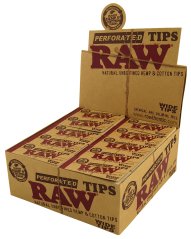 RAW Puntas anchas perforadas Filtros anchos crudos - 50 unidades/caja