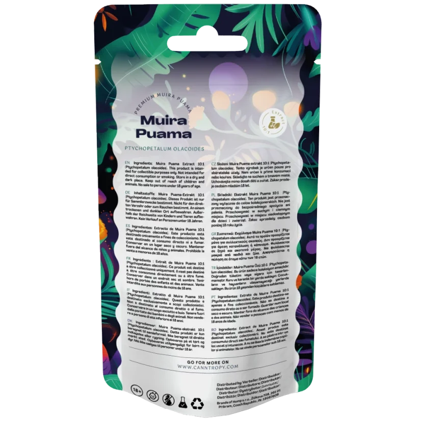 Canntropy Muira Puama (Ptychopetalum olacoides) Fayyadamuu 10:1, 5 g - 100 g