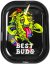 Best Buds LSD mažas metalinis valcavimo padėklas su magnetine šlifavimo kortele