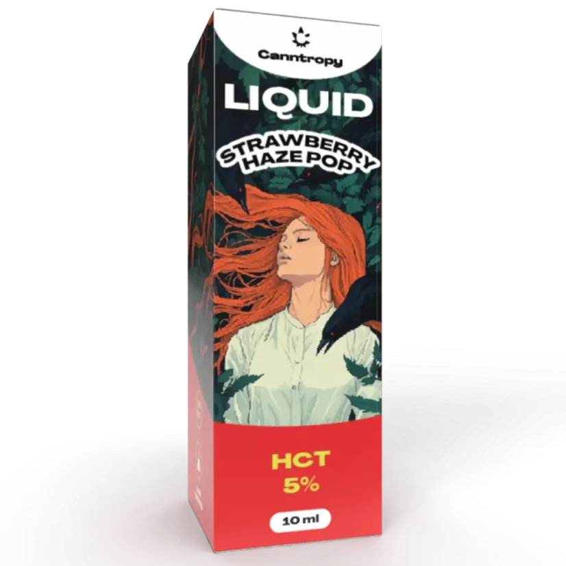 Canntropy HCT Liquid Strawberry Haze Pop, HCT 5%, 10 ml