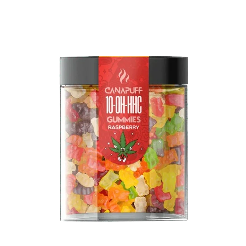 CanaPuff 10-OH-HHC Gummies Himbeere, 10 - 50 Stück