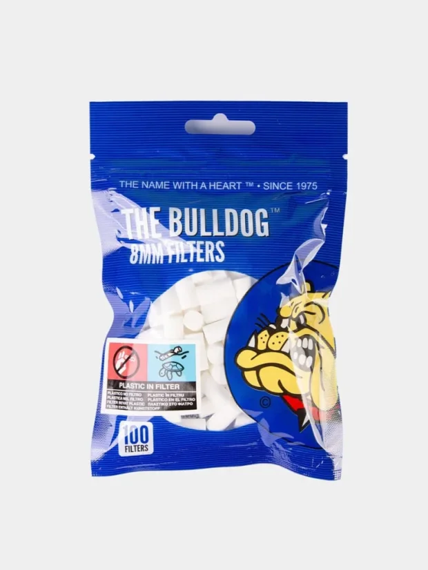 The Bulldog Filtru din acetat 100 buc
