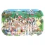Best Buds Dove si trova Weedo? spiaggia, Vassoio per rollare in metallo medio, 17x28 cm