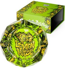 Best Buds Scrumieră de cristal cu cutie cadou, Lemon Haze
