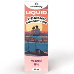 Canntropy THCX Liquid Peachy Sunset Vibe, THCX 5%, 10 ml
