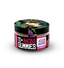 Euphoria H4CBD Gummies Capsuni, 10 buc x 40 mg, 400 mg