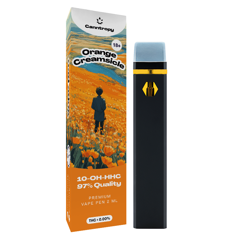 Canntropy 10-OH-HHC Vape Pen Orange Creamsicle, 10-OH-HHC 97% kvalitet, 2 ml