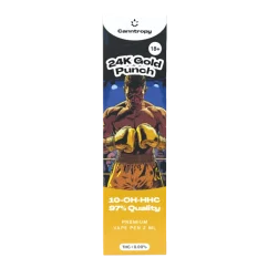Canntropy 10-OH-HHC Vape Pen 24K Gold Punch, 10-OH-HHC 97% kvalitete, 2 ml
