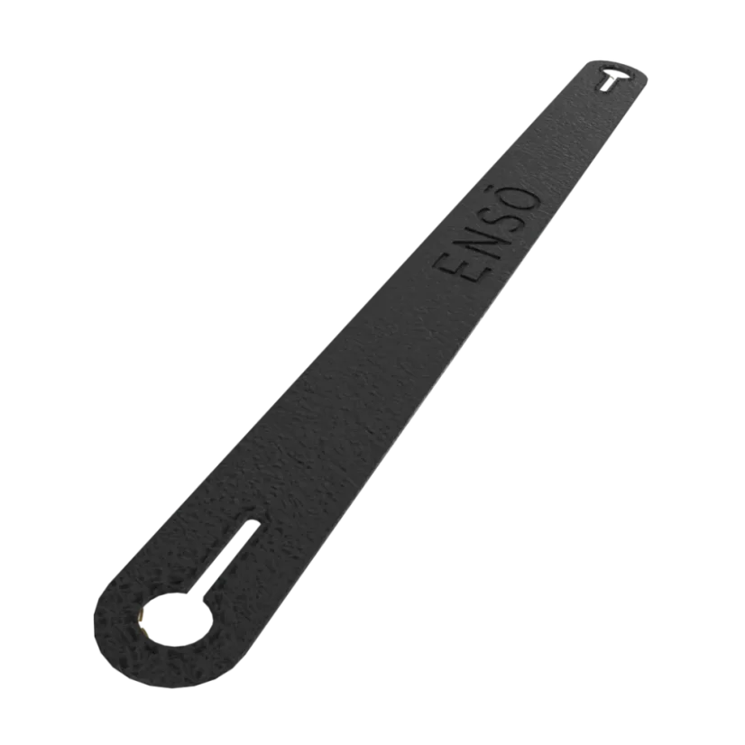 Bracelet de remplacement en cuir noir ENSŌ